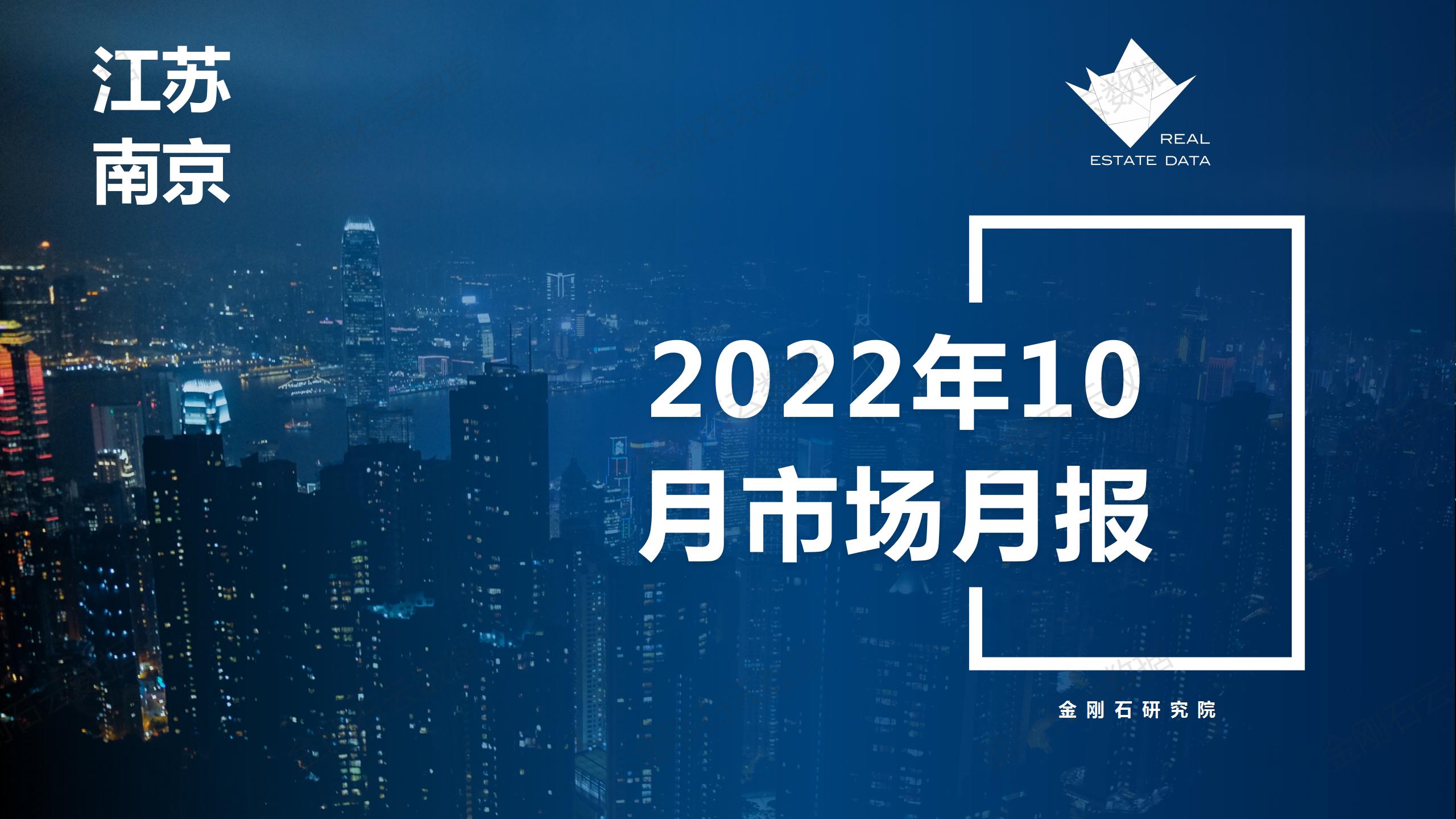【南京】2022年10月市场总结(图1)