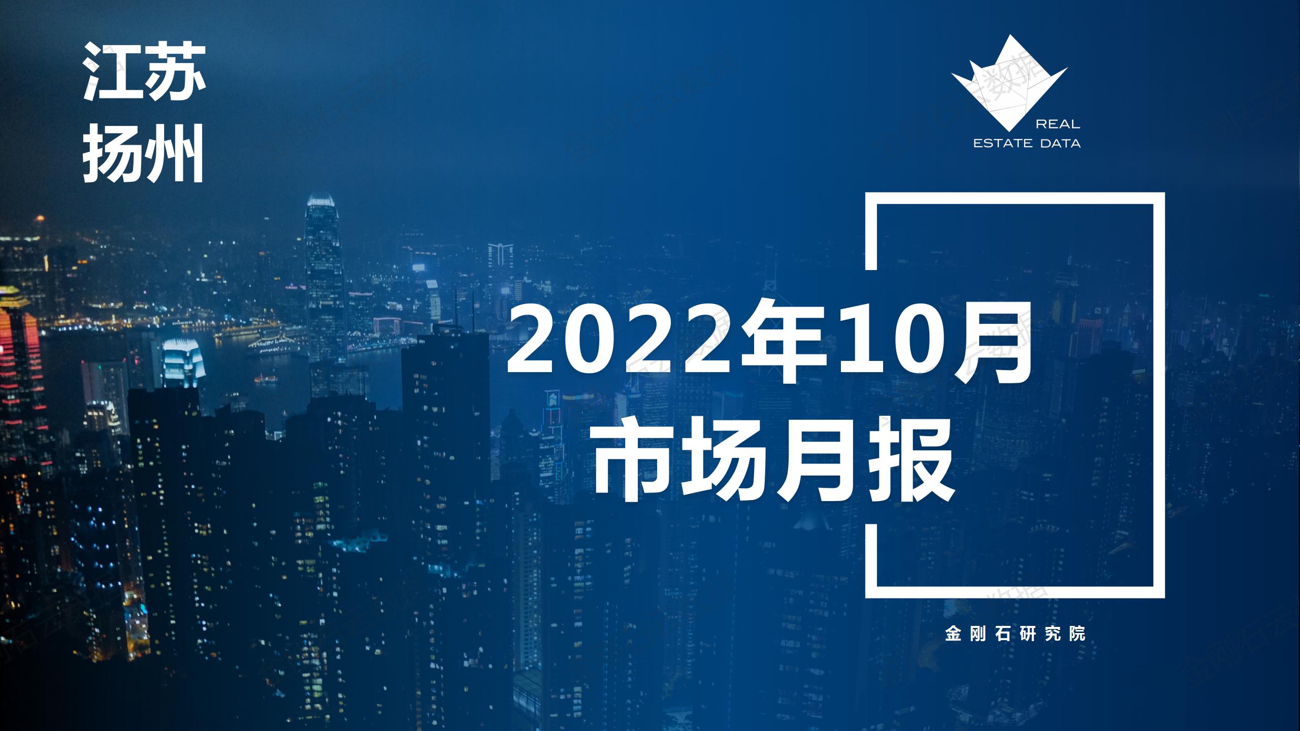 【扬州】2022年10月市场总结(图1)