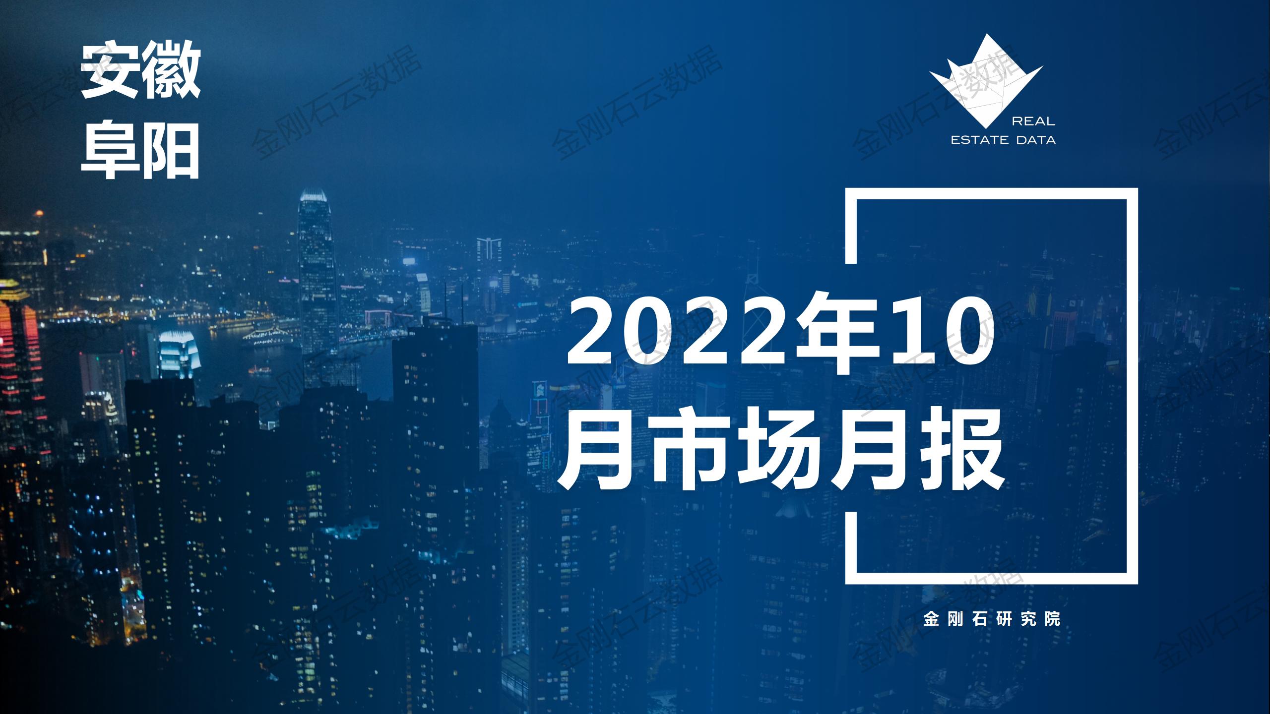 【阜阳】2022年10月市场总结(图1)